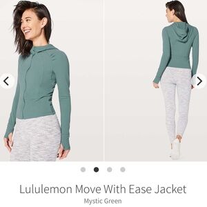 Lululemon Move With Ease Jacket Mystic Green
2018 Style Number: W4AS1S Nulu 10